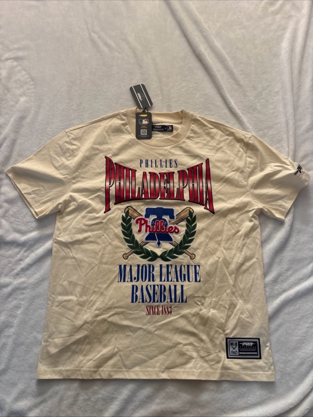 Pro Standard Philadelphia Phillies MLB Stitched Tee Shirt Mens Medium NWT